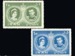  محمدرضا شاه پهلوی و فرح دیبا